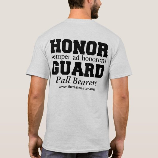 儀仗兵の棺衣の持参人II Tシャツ (裏面)