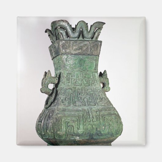 儀式の「胡」花瓶、張ダイナスト マグネット (正面)