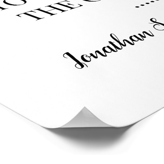 儀式用のひまわり結婚の両側の席を選ぶ ポスター (角)