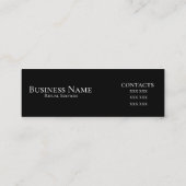 儀式的サービス スキニー名刺 (裏面)
