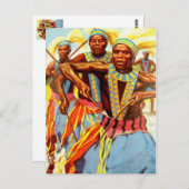 儀式舞踊 ポストカード (正面/裏面)