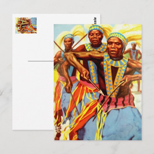 儀式舞踊 ポストカード (正面/裏面)