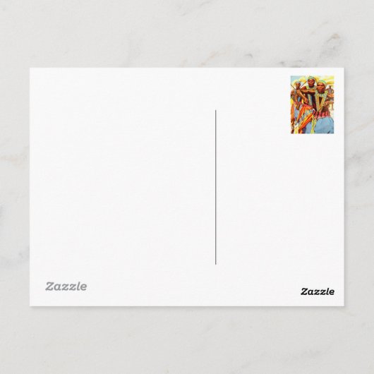 儀式舞踊 ポストカード (裏面)