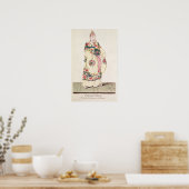 儀礼服中国のを着た天皇 ポスター (キッチン)