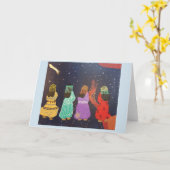 儀礼用ダンサー用挨拶カード カード (黄色い花)