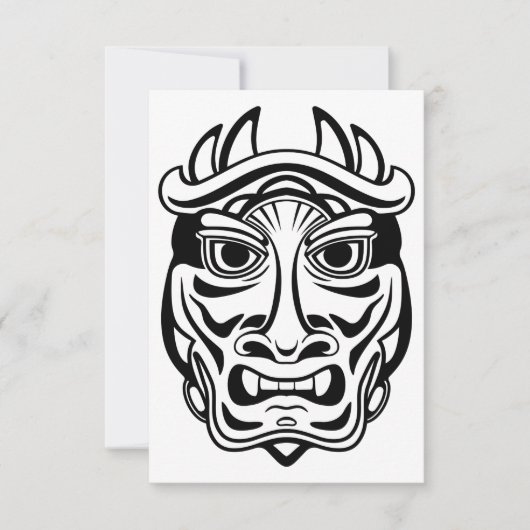 儀礼用マスク カード (正面)