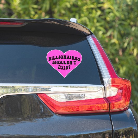 億万長者が存在すべきでない シール (車体側面)