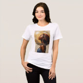億万長者のマインドセット モチベーショナルTシャツ トライブレンドTシャツ (正面全面)