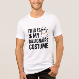 億万長者の幽霊の面白いハロウィンコスチューム トライブレンドTシャツ