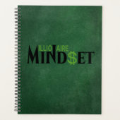 「億万長者の手で富の可能性を解き明かそう プランナー手帳 (正面)