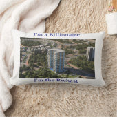 億万長者の枕 – モーグルのように眠る ランバークッション (ブランケット)