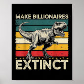 億万長者を皮肉おもしろいで消すユーモアのある ポスター (正面)
