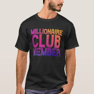 億万長者クラブメンバーラグラン野球 Tシャツ