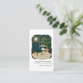 億万長者マインドセットインテリアデザイナー 名刺 (スタンド正面)