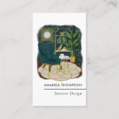 億万長者マインドセットインテリアデザイナー 名刺 (正面)