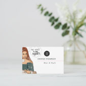 億万長者マインドセットヘア&爪、 ネイル美しいサロン 名刺 (スタンド正面)