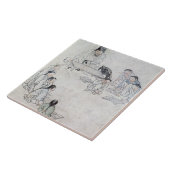 儒教の教室(Sodang) (色刷) タイル (側面)