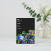 儚いアクアビューティー ,サロン,スパ,メイクアップアーティスト 名刺 (スタンド正面)