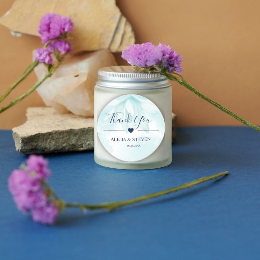 儚いマグノリアの花、ありがとう ラウンドシール