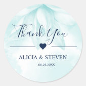 儚いマグノリアの花、ありがとう ラウンドシール (正面)