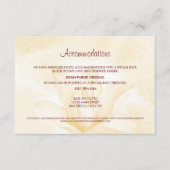 儚いマグノリアの花、ウェディングアコモデーション エンクロージャーカード (正面)