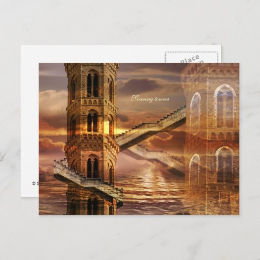 儚い塔 ポストカード (正面/裏面)