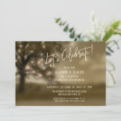 儚い木と光 Let's Celebrate レセプション 招待状 (スタンド正面)