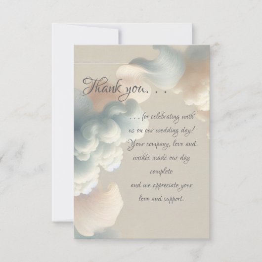 儚い至福 サンキューカード (正面)