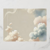 儚い至福 箔招待状ポストカード (裏面)