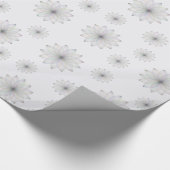 儚い花のパターン包装紙 ラッピングペーパー (角)