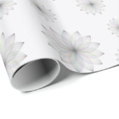儚い花のパターン包装紙 ラッピングペーパー (ロールコーナー)