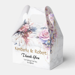 儚く優雅なソフトパステルカラーの花曼荼羅 フェイバーボックス