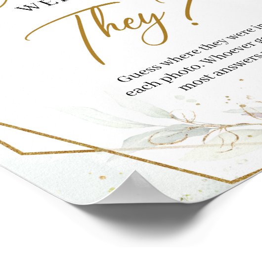 儚げに緑と金の額縁が微笑む どこに彼らは去ったのか ポスター (角)