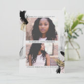 儚さ2 フォト 卒業おめでとう 招待状 (スタンド正面)