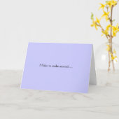 償い カード (黄色い花)