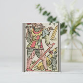 償い、タロットカードフランスの、 ポストカード (スタンド正面)