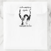 償還ソングステッカー大きいサイズ ラウンドシール (バッグ)