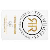 償還ランチウイスキーロゴフレキシブルマグネット マグネット (横)