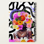 償還済みと王冠デジタルコラージュのクリスチャン・アート ノートブック (裏面)