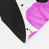 償還済みと王冠デジタルコラージュのクリスチャン・アート フリースブランケット (角)