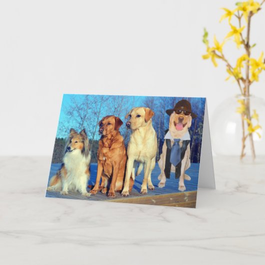 優おもしろいれたラボ誕生日の1つ カード (黄色い花)