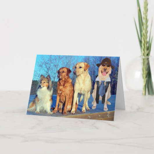 優おもしろいれたラボ誕生日の1つ カード (正面)