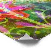 優かわいらししい引用文フローラインスピレーション ポスター (角)