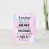 優しいあなたの心は祝福のカード カード (正面)