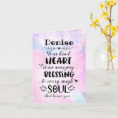 優しいあなたの心は祝福のカード カード (黄色い花)