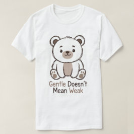優しいは弱いではない Tシャツ