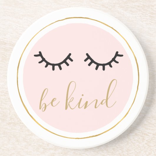 優しいまつげ コースター (正面)