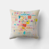 優しいアクセント、ワシリーKandinsky クッション (裏面)