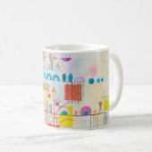 優しいアクセント、ワシリーKandinsky コーヒーマグカップ (正面右)