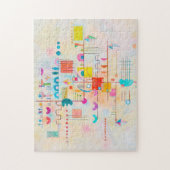 優しいアクセント、ワシリーKandinsky ジグソーパズル (縦)